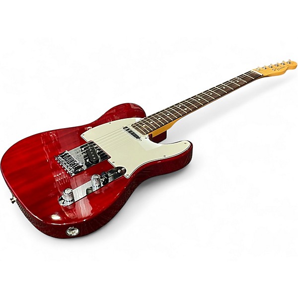 Used 2025 Fender Player II Telecaster Chambered Mahogany Crimson Red Trans Solid Body Electric Guitar