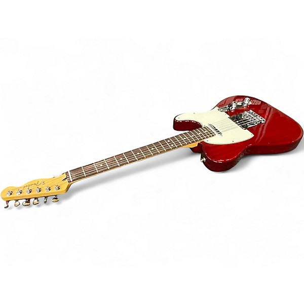 Used 2025 Fender Player II Telecaster Chambered Mahogany Crimson Red Trans Solid Body Electric Guitar