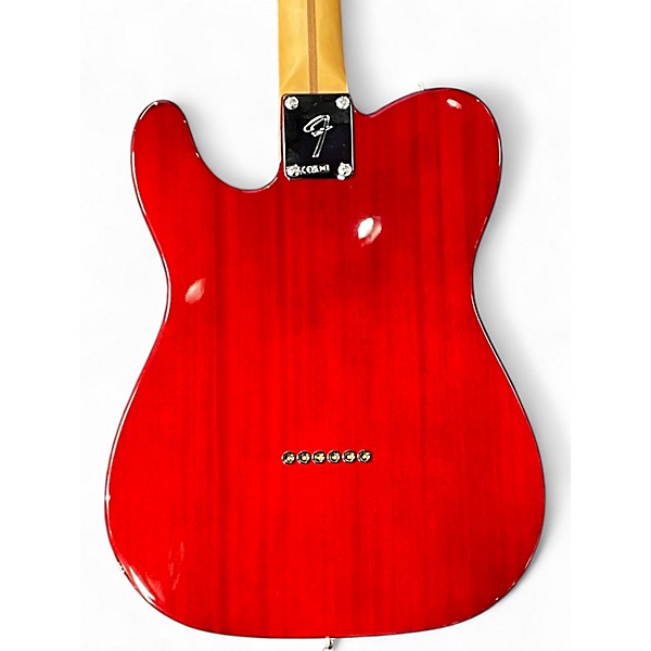 Used 2025 Fender Player II Telecaster Chambered Mahogany Crimson Red Trans Solid Body Electric Guitar
