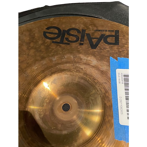 Used Paiste 14in 502 Hi Hat Pair Cymbal