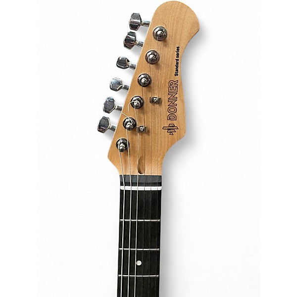 Used Donner Stratocaster 2 Color Sunburst Solid Body Electric Guitar
