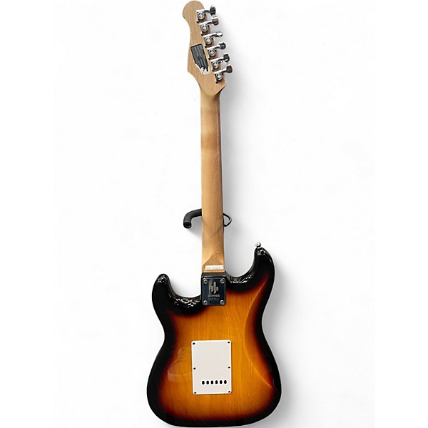 Used Donner Stratocaster 2 Color Sunburst Solid Body Electric Guitar