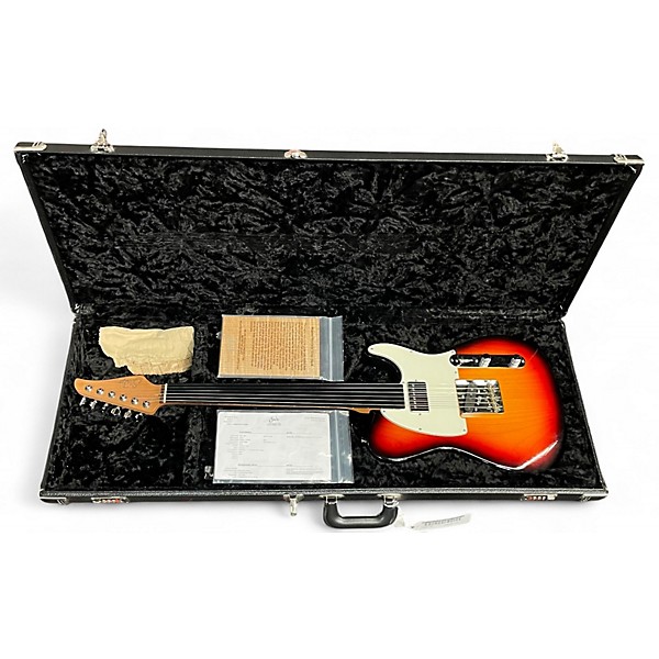 Used 2016 Suhr Classic T Antique RR-CTA 3 Tone Sunburst Solid Body Electric Guitar