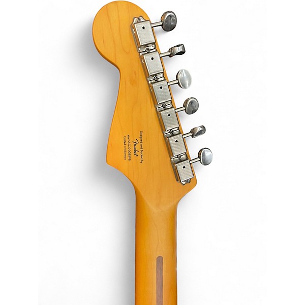 Used Squier 40th Anniversary Stratocaster Turquoise Solid Body Electric Guitar