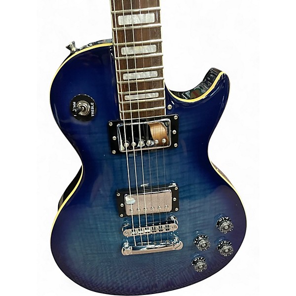 Used 2000s Grote LP STYLE BLUEBERRY BURST Solid Body Electric Guitar