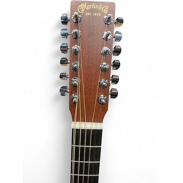 Used Martin D12X1AE Natural 12 String Acoustic Electric Guitar