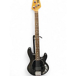 Used Sterling by Music Man Sub 4 Satin Black Electric Bass Guitar