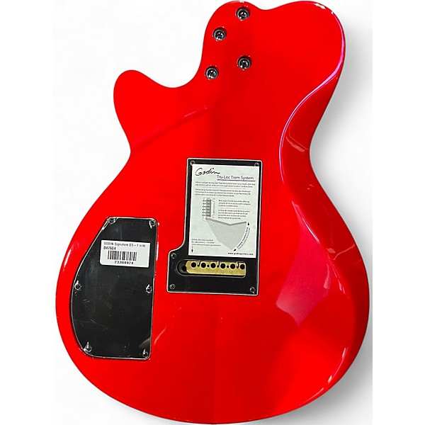 Used Godin DS-1 Daryl Stuermer Signature  Red Solid Body Electric Guitar
