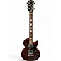 Used 2023 Gibson Les Paul Studio Trans Red Solid Body Electric Guitar thumbnail