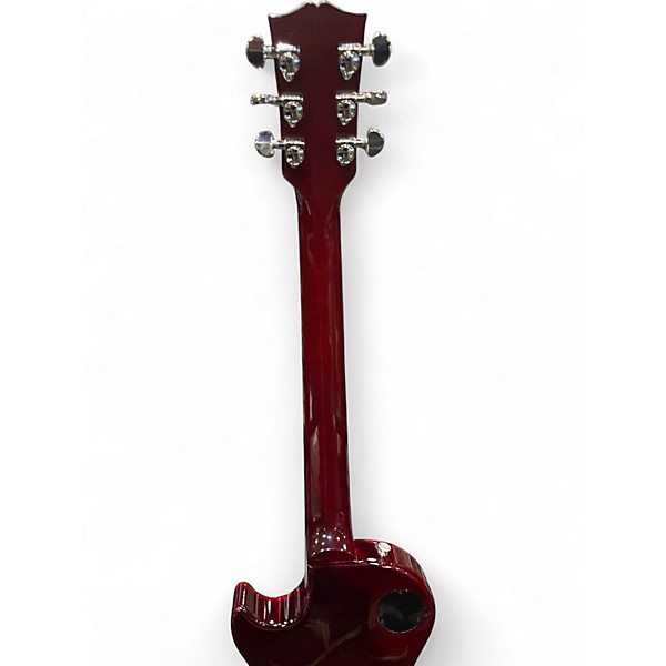 Used 2023 Gibson Les Paul Studio Trans Red Solid Body Electric Guitar
