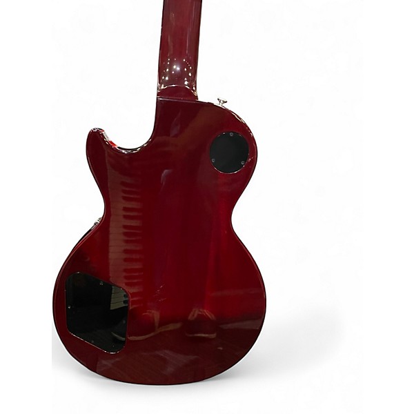 Used 2023 Gibson Les Paul Studio Trans Red Solid Body Electric Guitar