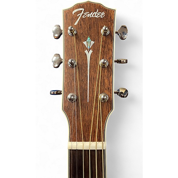 Used Fender Paramount PM-1 Standard Dreadnought Left Handed Mahogany Acoustic Guitar