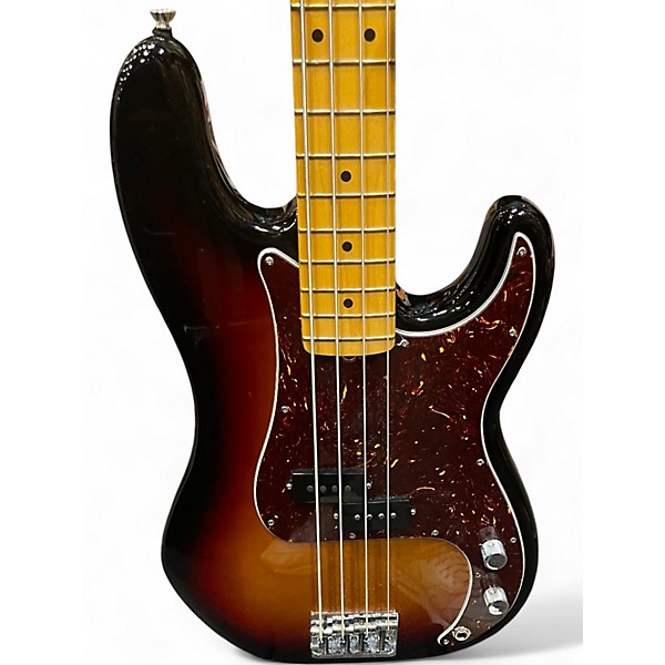 Used Fender American Professional II Precision Bass 2 Color Sunburst Electric Bass Guitar