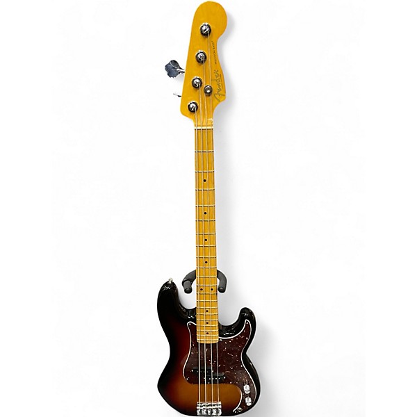 Used Fender American Professional II Precision Bass 2 Color Sunburst Electric Bass Guitar