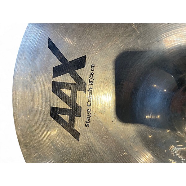 Used SABIAN 18in AAX Stage Crash Cymbal