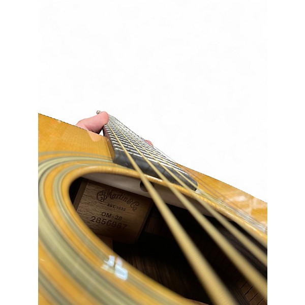 Used Martin OM28 Natural Acoustic Guitar
