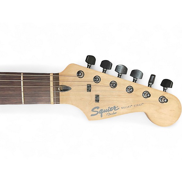 Used Squier Bullet Stratocaster HSS 2 Tone Sunburst Solid Body Electric Guitar