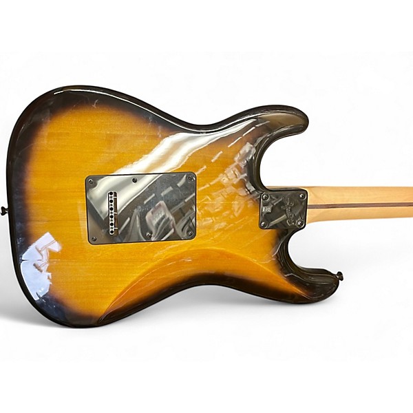 Used Squier Bullet Stratocaster HSS 2 Tone Sunburst Solid Body Electric Guitar
