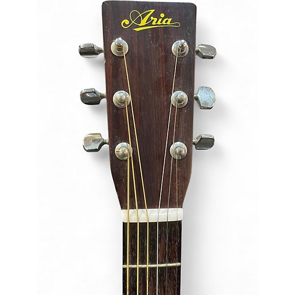 Used Aria 9400 Natural Acoustic Guitar