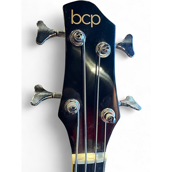 Used Bcp acoustic electric bass black Acoustic Bass Guitar