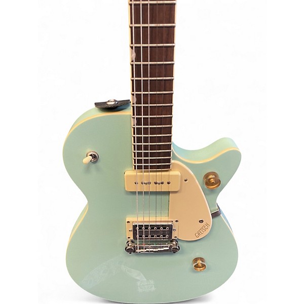 Used Gretsch Guitars G2215-P90 Streamliner Junior Mint Metallic Solid Body Electric Guitar