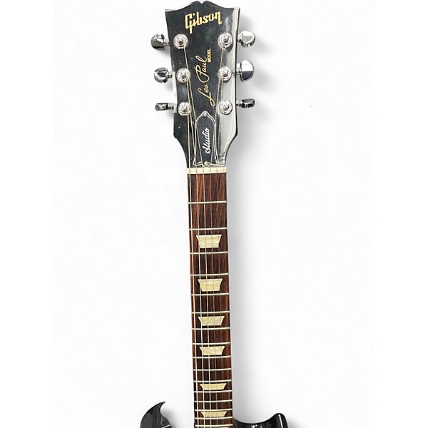 Used Gibson Les Paul Studio Black Solid Body Electric Guitar
