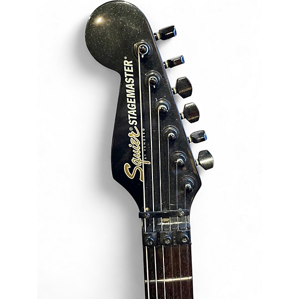 Used Squier stagemaster black Solid Body Electric Guitar