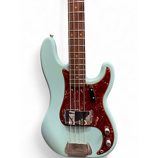 Used Fender '63 Precision Bass Journeyman Relic Daphne Blue Electric Bass Guitar