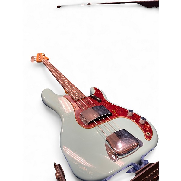 Used Fender '63 Precision Bass Journeyman Relic Daphne Blue Electric Bass Guitar