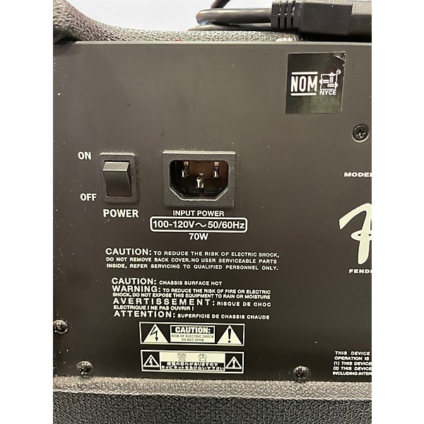 Used Fender Rumble 25 25W 1x8 Bass Combo Amp