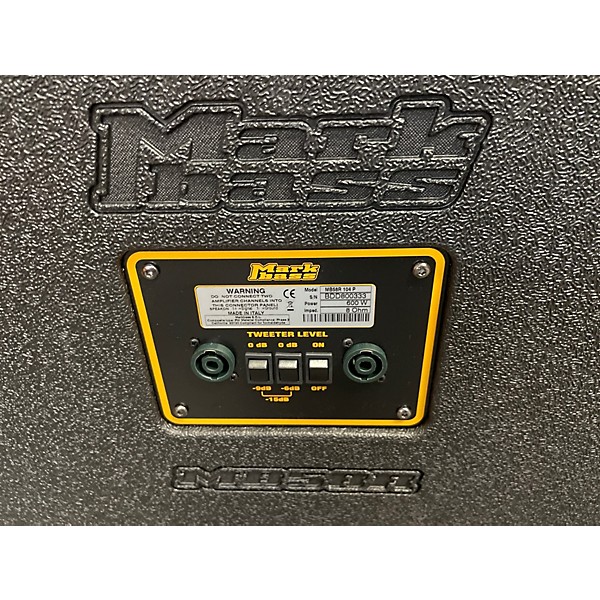 Used Markbass mb58r 104p 4x10 Bass Cabinet