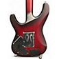 Used Schecter Guitar Research C1 Floyd Rose Platinum Satin Crimson Red Burst Solid Body Electric Guitar