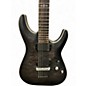 Used Schecter Guitar Research C1 Platinum Trans Black Solid Body Electric Guitar