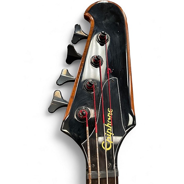 Used Epiphone Thunderbird IV 2 Tone Sunburst Electric Bass Guitar