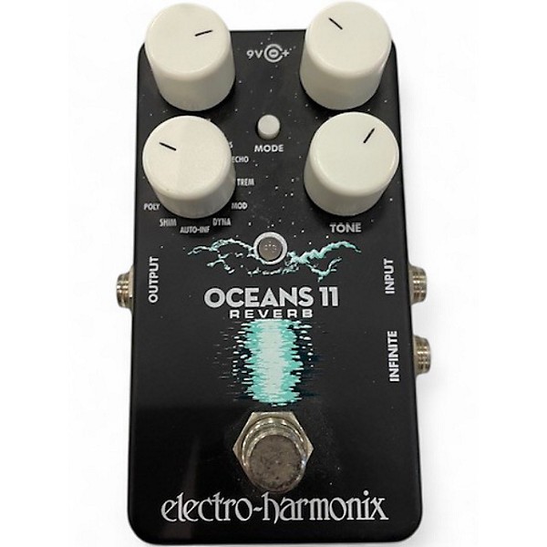 Used Electro-Harmonix Oceans 11  Reverb Effect Pedal