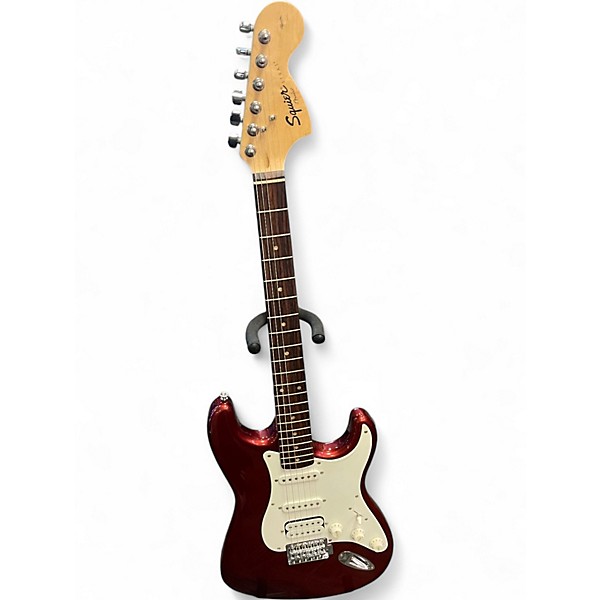 Used Squier Affinity Stratocaster Red Solid Body Electric Guitar