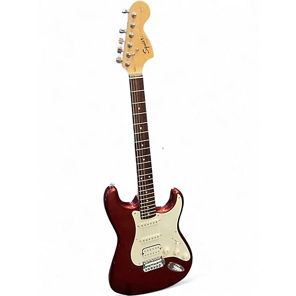 Used Squier Affinity Stratocaster Red Solid Body Electric Guitar