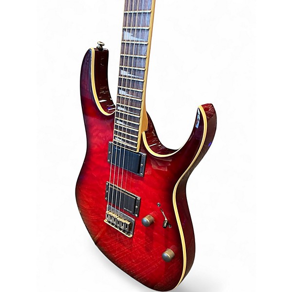 Used Ibanez RG3EX1 Trans Red Solid Body Electric Guitar