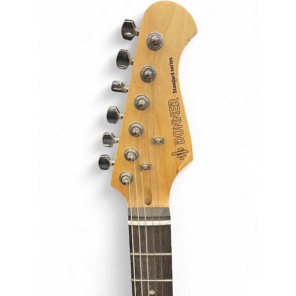 Used Donner STANDARD SERIES STRAT RED Solid Body Electric Guitar