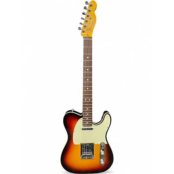 Used Fender American Ultra Telecaster 3 Color Sunburst Solid Body Electric Guitar