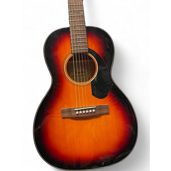 Used Fender CP60S Parlor 2 Color Sunburst Acoustic Guitar