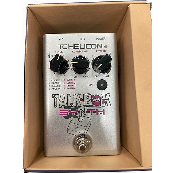 Used TC Helicon TalkBox Synth Pedal