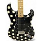Used Fender Artist Series Buddy Guy Polka Dot Stratocaster Black With White Polka Dots Solid Body Electric Guitar