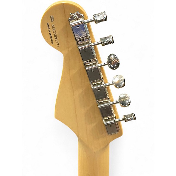 Used Fender Artist Series Buddy Guy Polka Dot Stratocaster Black With White Polka Dots Solid Body Electric Guitar