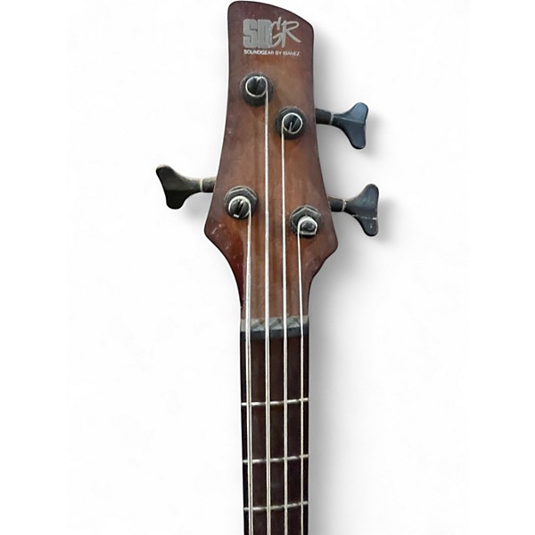 Used Ibanez sr500e Brown Sunburst Electric Bass Guitar