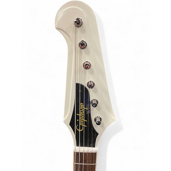 Used Epiphone 1963 Firebird V Reissue Polaris White Solid Body Electric Guitar