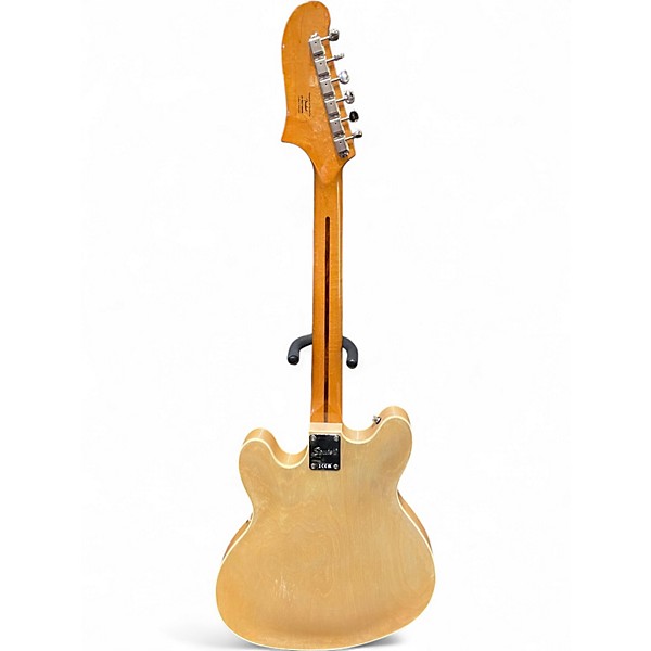 Used Squier Classic Vibe Starcaster Hollow Natural Hollow Body Electric Guitar