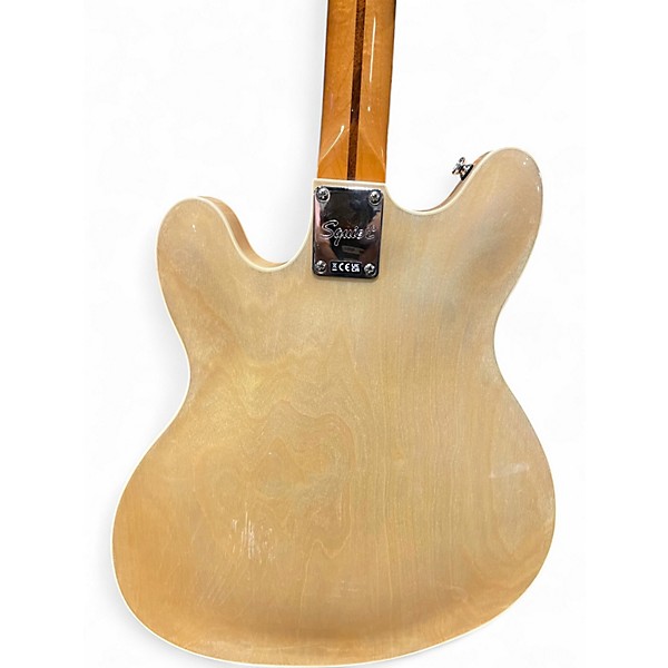 Used Squier Classic Vibe Starcaster Hollow Natural Hollow Body Electric Guitar