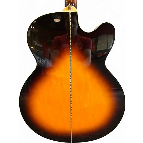 Used Epiphone STUDIO J200L 3 Color Sunburst Acoustic Electric Guitar
