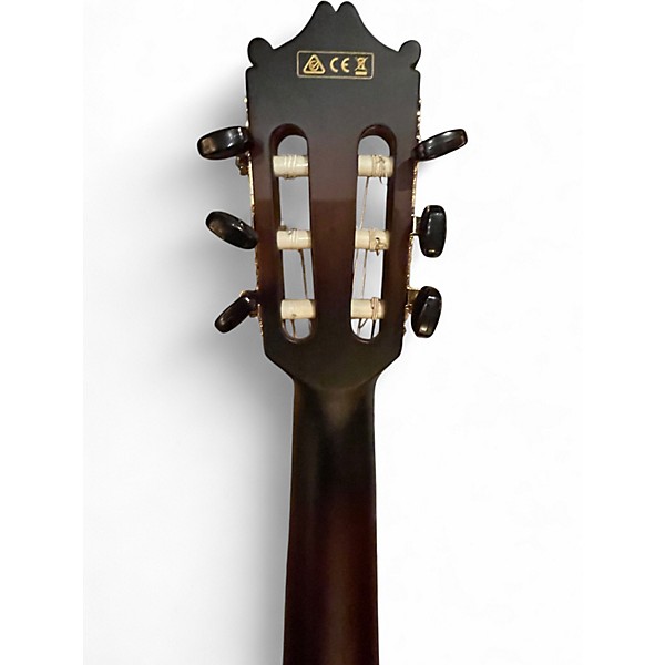 Used Ibanez ga35tce-dvs dark violin burst Classical Acoustic Electric Guitar